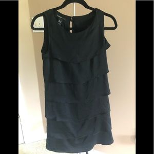 Black Mango ruffled dress